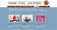 Desktop Screenshot of oenonemetalsculptures.co.uk